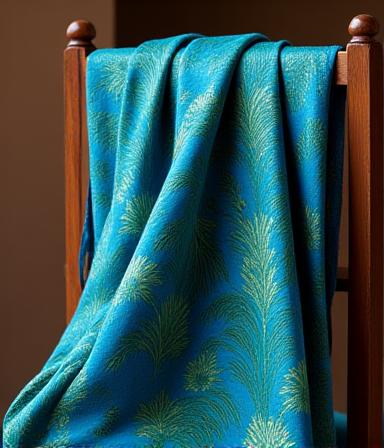 Peacock Feather Scarf